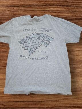 Game of Thrones Stark 'Winter Is Coming' Gray Tee